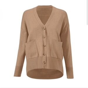 CAbi Women's Brown Cardigan Sweater Button-Front - Size S‎